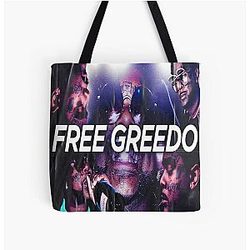 Free 03 Greedo All Over Print Tote Bag