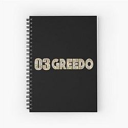 03 GREEDO - Iced Out Spiral Notebook