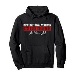 Dysfunctional Veteran Arabic Pullover Hoodie