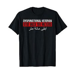 Dysfunctional Veteran Arabic T-Shirt