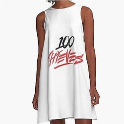 100 thieves A-Line Dress