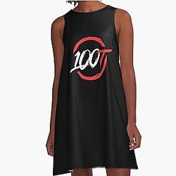 100 Thieves A-Line Dress