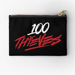 100 thieves merch logo Zipper Pouch