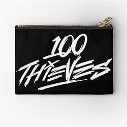 100 Thieves Logo Zipper Pouch