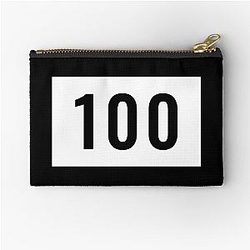 100 Thieves One Hundred number gaming Zipper Pouch