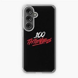 100 thieves merch logo Samsung Galaxy Soft Case