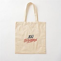 100 Thieves Logo Cotton Tote Bag