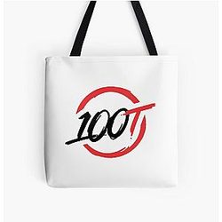 100 Thieves All Over Print Tote Bag