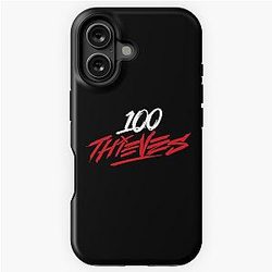 100 thieves merch logo iPhone Tough Case