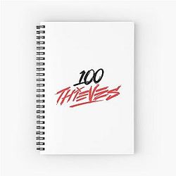 100 Thieves Logo Spiral Notebook
