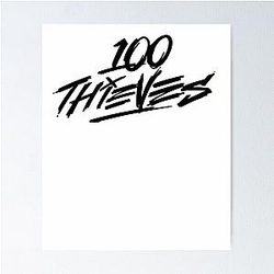 100 Thieves 2 49 Simple Poster