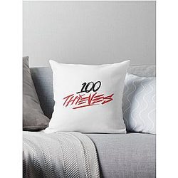100 thieves Throw Pillow