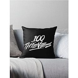 100 Thieves Logo Throw Pillow