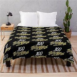 100 Thieves Throw Blanket