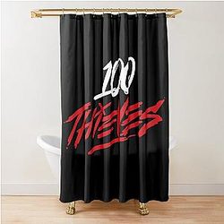 Thieves Merch 100 Thieves Logo Shower Curtain