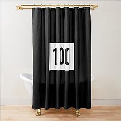 100 Thieves One Hundred number gaming Shower Curtain
