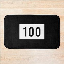 100 Thieves One Hundred number gaming Bath Mat