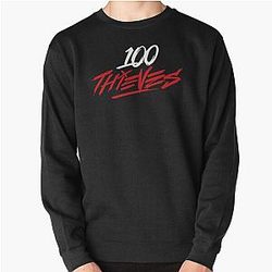 Thieves Merch 100 Thieves Logo Pullover Sweatshirt
