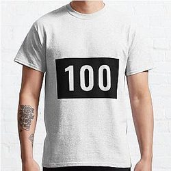 100 Thieves One Hundred number gaming Classic T-Shirt