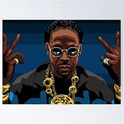2 Chainz NFT Poster