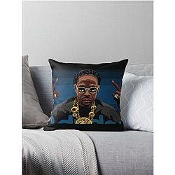 2 Chainz NFT pixel throw pillow