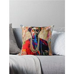 Vintage 2 Chainz Art Throw Pillow