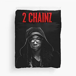 2 Chainz Black Duvet Cover