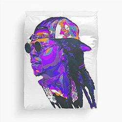 Color 2 Chainz Duvet Cover