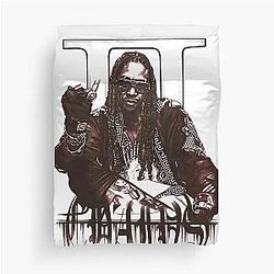 2 Chainz Black Art Duvet Cover