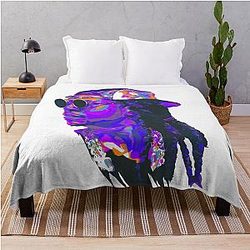 Color Art Throw Blanket 2 Chainz