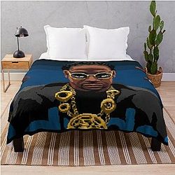2 Chainz NFT Pixel Throw Blanket