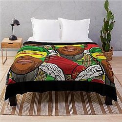 Vintage 2 Chainz Counting Throw Blanket