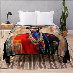 Vintage 2 Chainz Art Throw Blanket