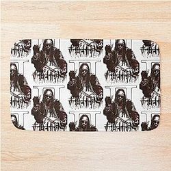 2 Chainz Black Art Bath Mat