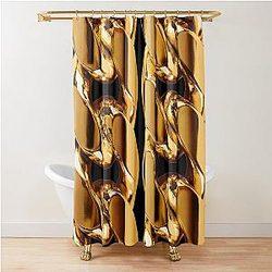2 Chainz Gold Shower Curtain
becomes:

2 Chainz Gold Curtain