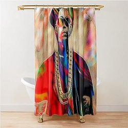 Vintage 2 Chainz Art Shower Curtain