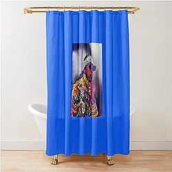 Abstract Essential T-Shirt Shower Curtain