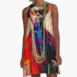 Vintage Chainz A-Line Dress