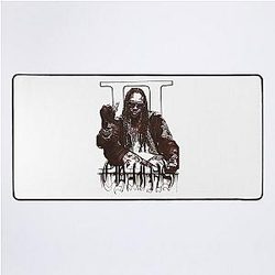 2 Chainz Black Art Desk Mat