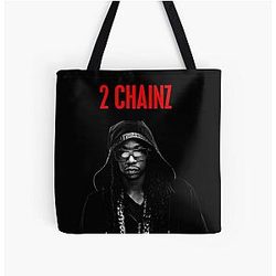 2 Chainz Black White Tote Bag
