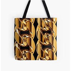 2 Chainz Gold All Print Tote Bag