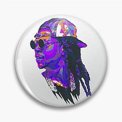 Color Art 2 Chainz Pin