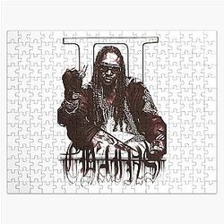 2 Chainz Black and White Art Puzzle