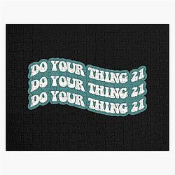 Do Your Thing 21  drake 21 savage  green Jigsaw Puzzle RB1711
