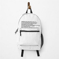 Snitches and rats interlude - 21 savage x metro boomin Backpack RB1711