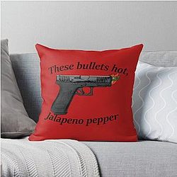 These Bullets Hot - 21 Savage  Throw Pillow RB1711