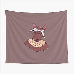 Tupac Shakur Tapestry Dog