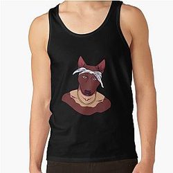 Tupac Shakur Dog Tank Top
