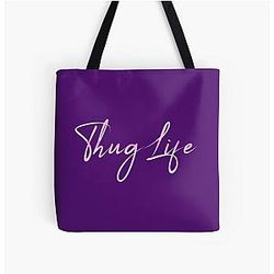 Thug Life 2pac Pink Edition Tote Bag