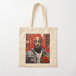 Tupac Shakur Cotton Tote Bag